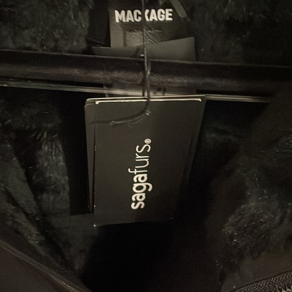 fur lined mackage mens coat - Picture 5 of 6